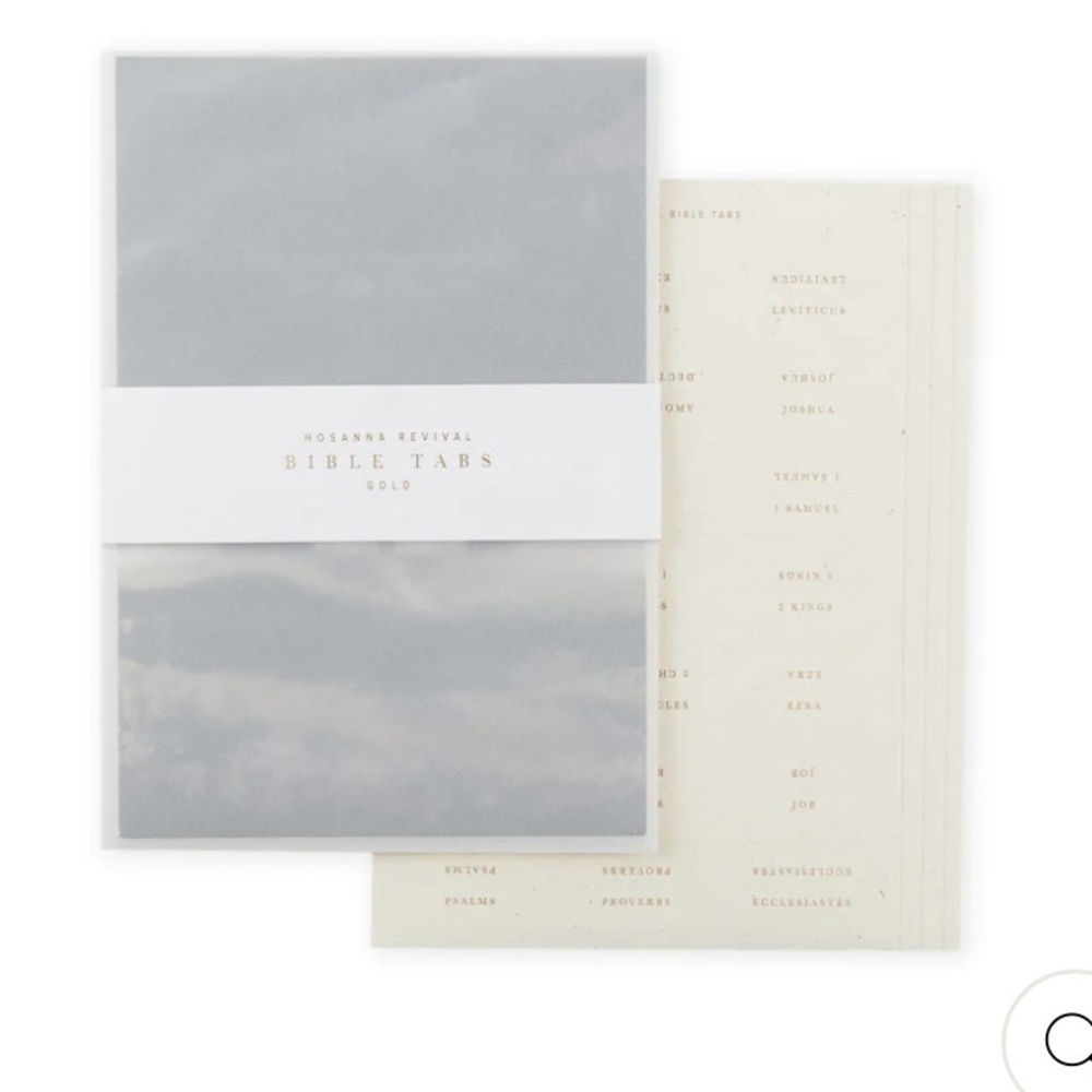 Hosanna Revival Bible Tabs Gold
